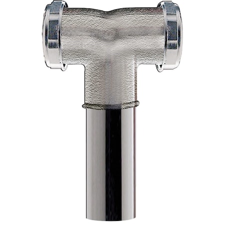 All-Source 1-1/2 In. Chrome Plated Center Outlet Tee and Tailpiece 495425